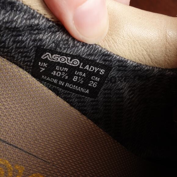 Asolo Shoes WMS SZ 8.5 Brown Avery Leather Gore-Tex Lace Up Low Sneaker Outdoor - Picture 15 of 15